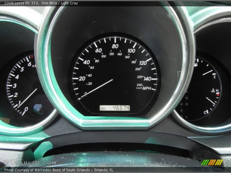 Flint Mica / Light Gray 2008 Lexus RX 350