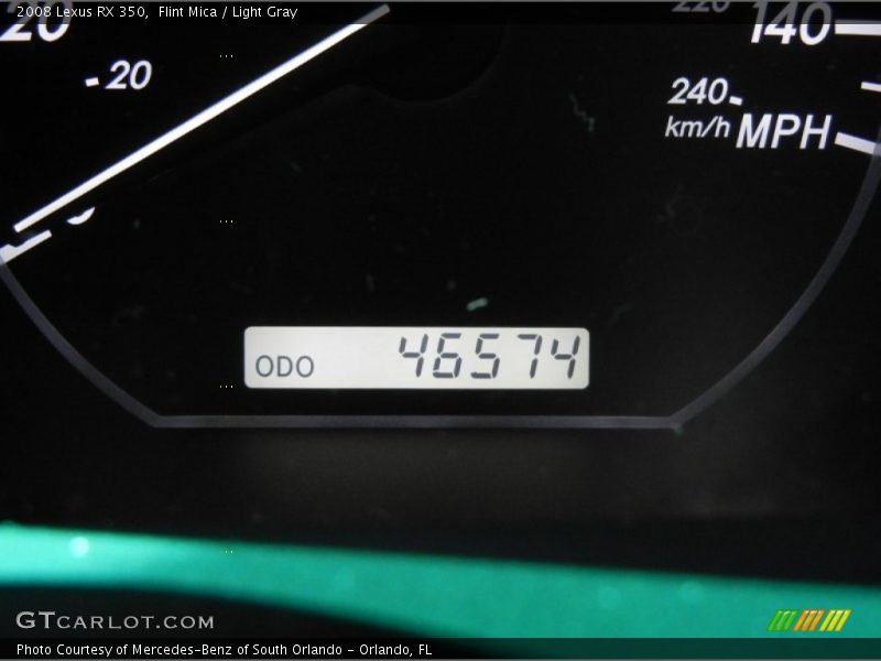 Flint Mica / Light Gray 2008 Lexus RX 350