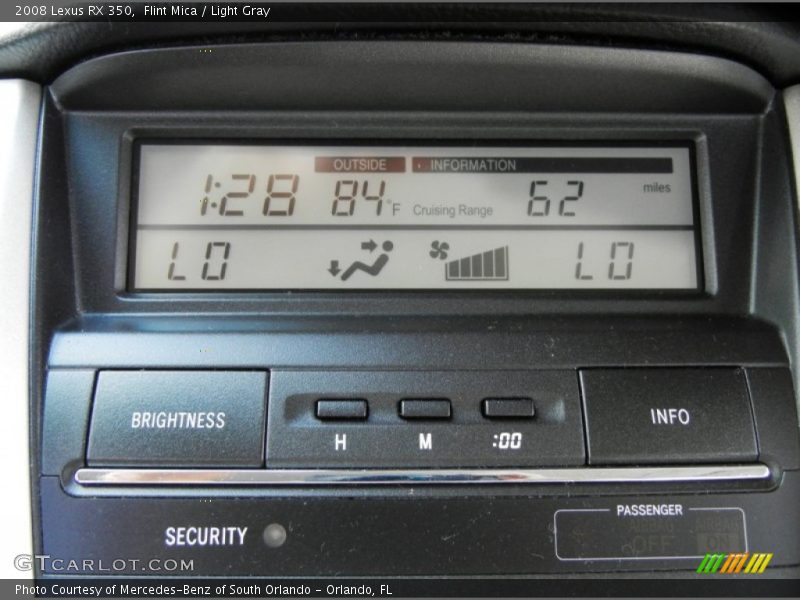 Flint Mica / Light Gray 2008 Lexus RX 350
