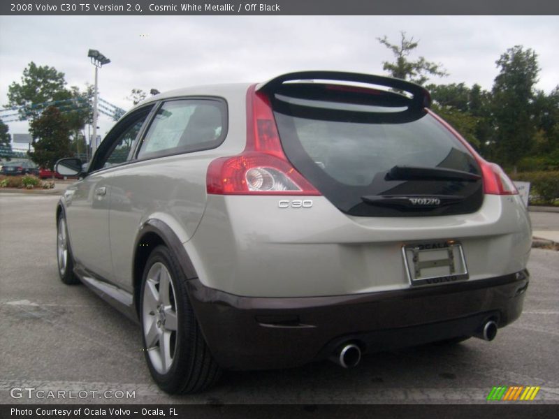 Cosmic White Metallic / Off Black 2008 Volvo C30 T5 Version 2.0