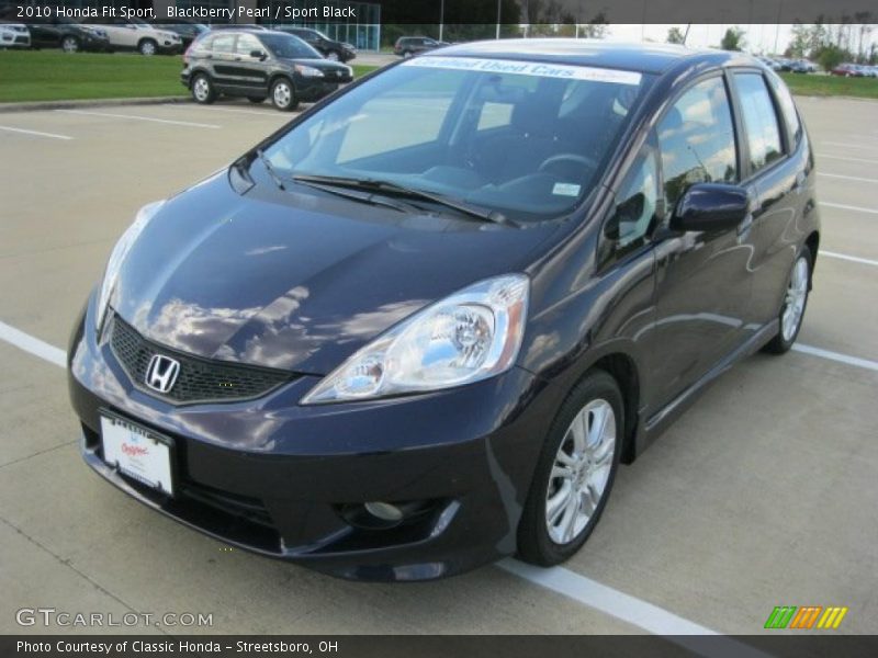 Blackberry Pearl / Sport Black 2010 Honda Fit Sport