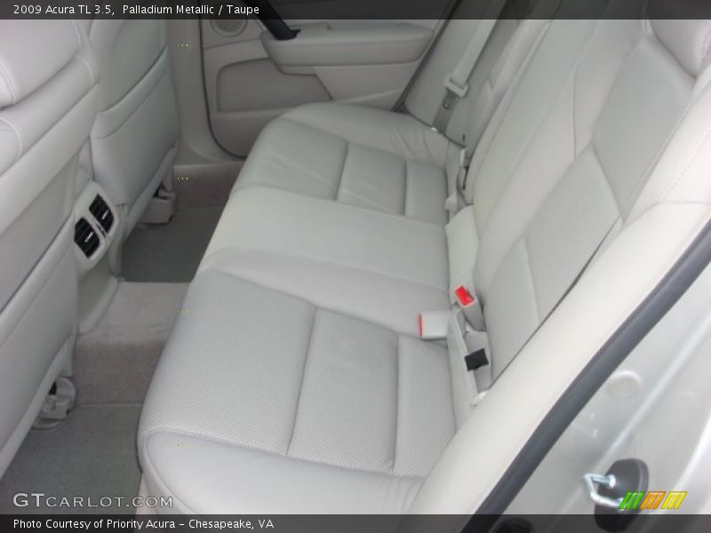 Palladium Metallic / Taupe 2009 Acura TL 3.5