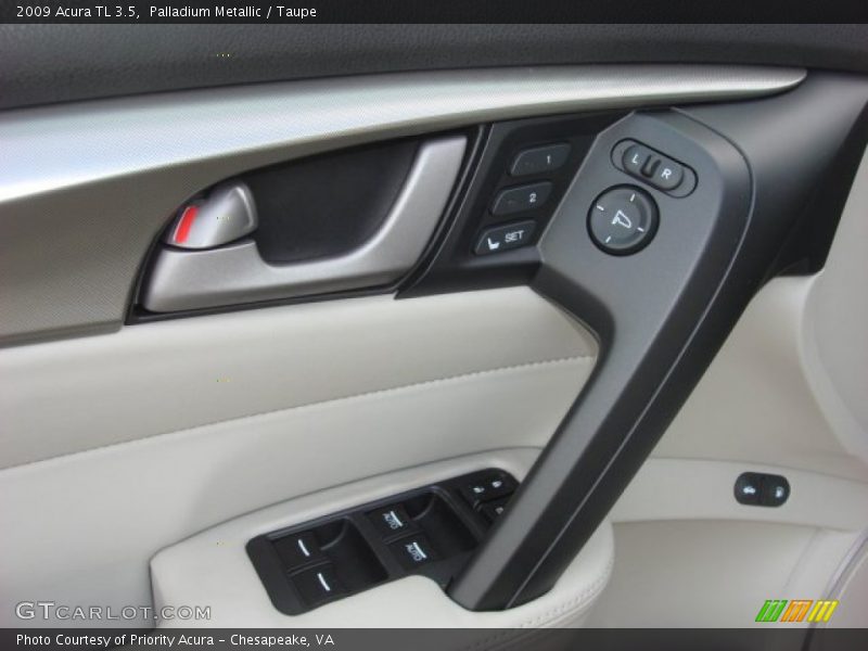 Palladium Metallic / Taupe 2009 Acura TL 3.5
