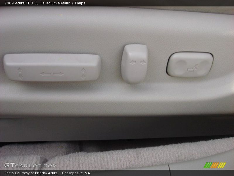 Palladium Metallic / Taupe 2009 Acura TL 3.5