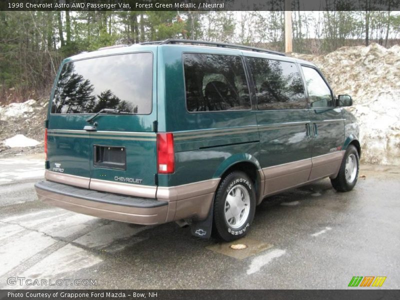 Forest Green Metallic / Neutral 1998 Chevrolet Astro AWD Passenger Van