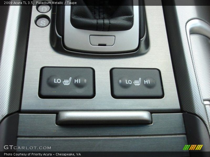 Palladium Metallic / Taupe 2009 Acura TL 3.5