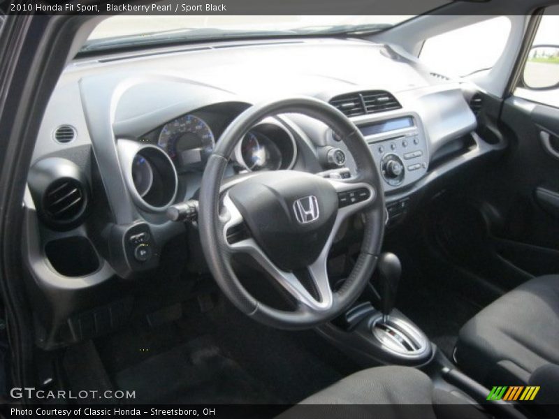 Blackberry Pearl / Sport Black 2010 Honda Fit Sport