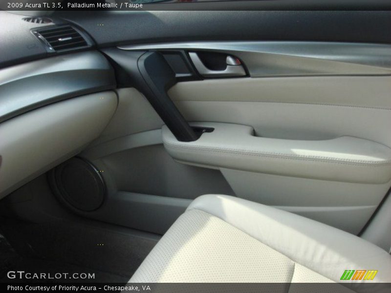 Palladium Metallic / Taupe 2009 Acura TL 3.5