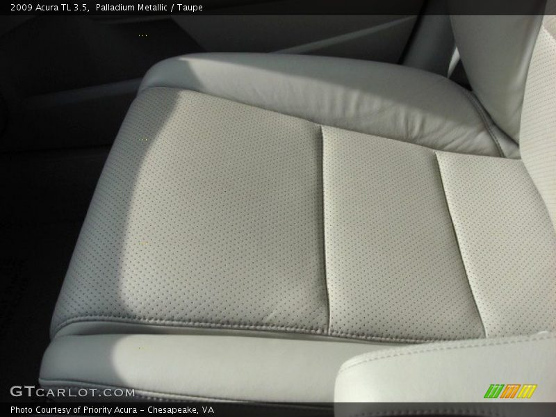 Palladium Metallic / Taupe 2009 Acura TL 3.5