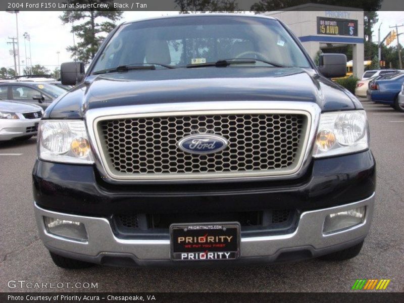 Black / Tan 2004 Ford F150 Lariat SuperCrew