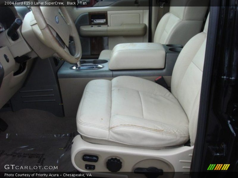 Black / Tan 2004 Ford F150 Lariat SuperCrew