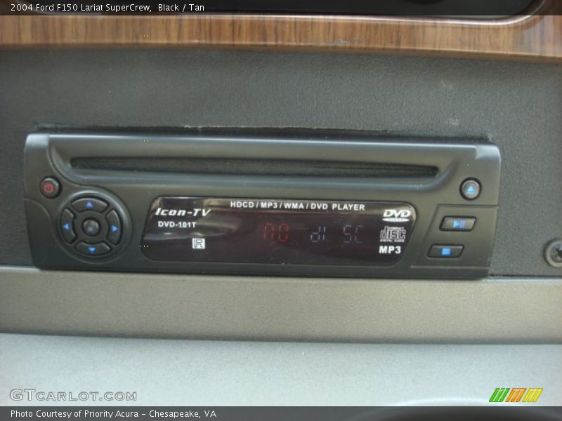 Black / Tan 2004 Ford F150 Lariat SuperCrew