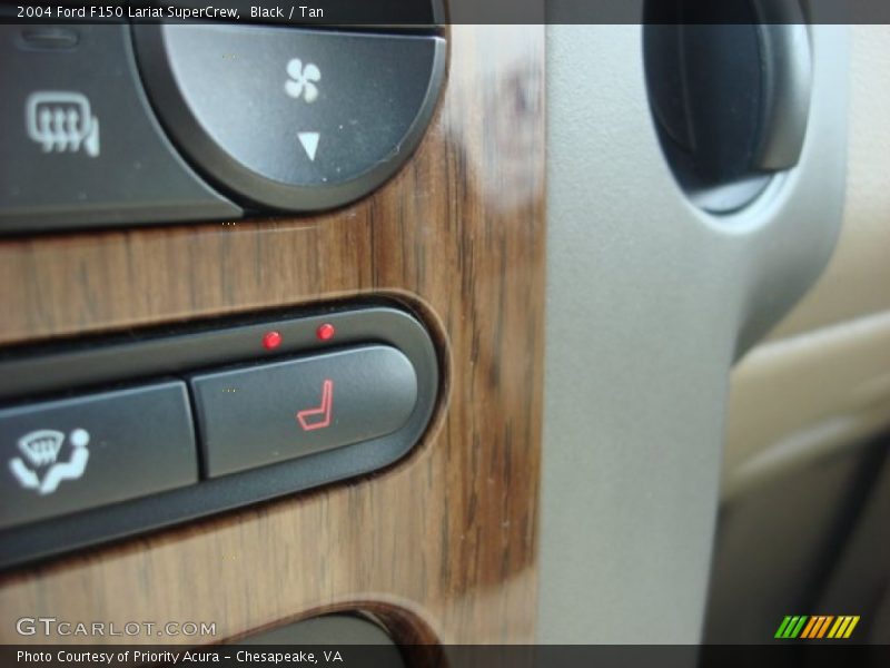 Black / Tan 2004 Ford F150 Lariat SuperCrew
