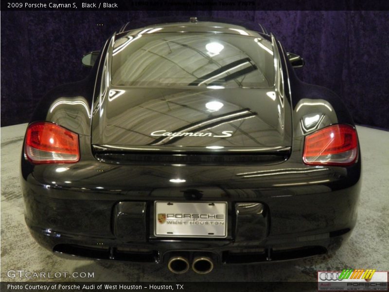 Black / Black 2009 Porsche Cayman S