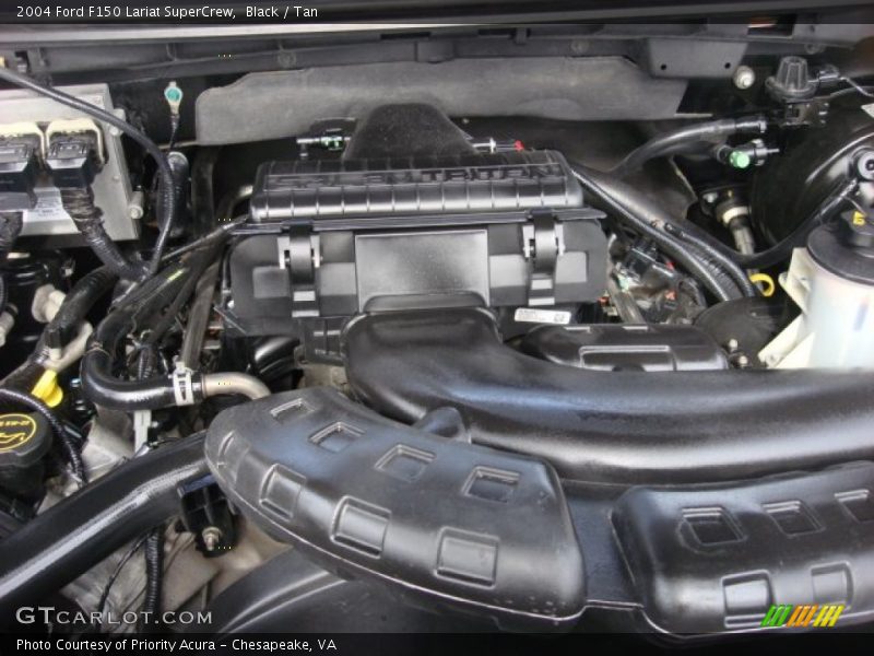 Black / Tan 2004 Ford F150 Lariat SuperCrew