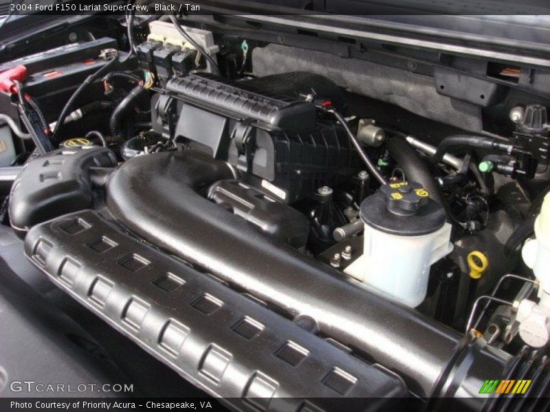 Black / Tan 2004 Ford F150 Lariat SuperCrew