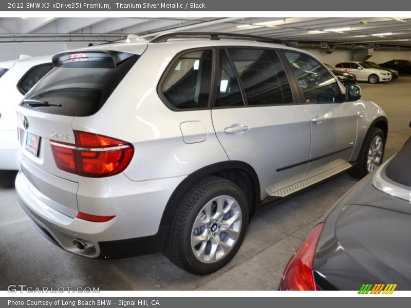 Titanium Silver Metallic / Black 2012 BMW X5 xDrive35i Premium