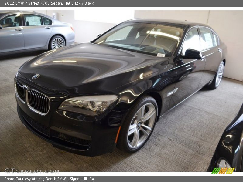 Jet Black / Black 2012 BMW 7 Series 750Li Sedan