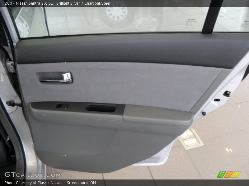 Brilliant Silver / Charcoal/Steel 2007 Nissan Sentra 2.0 SL