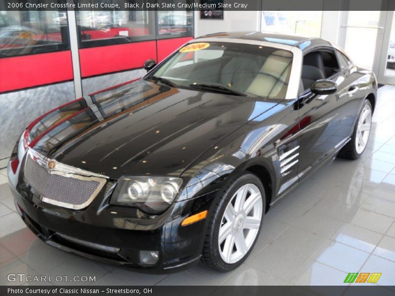 Black / Dark Slate Gray/Medium Slate Gray 2006 Chrysler Crossfire Limited Coupe