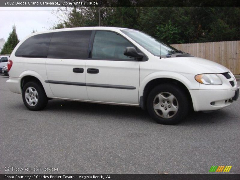 Stone White / Taupe 2002 Dodge Grand Caravan SE
