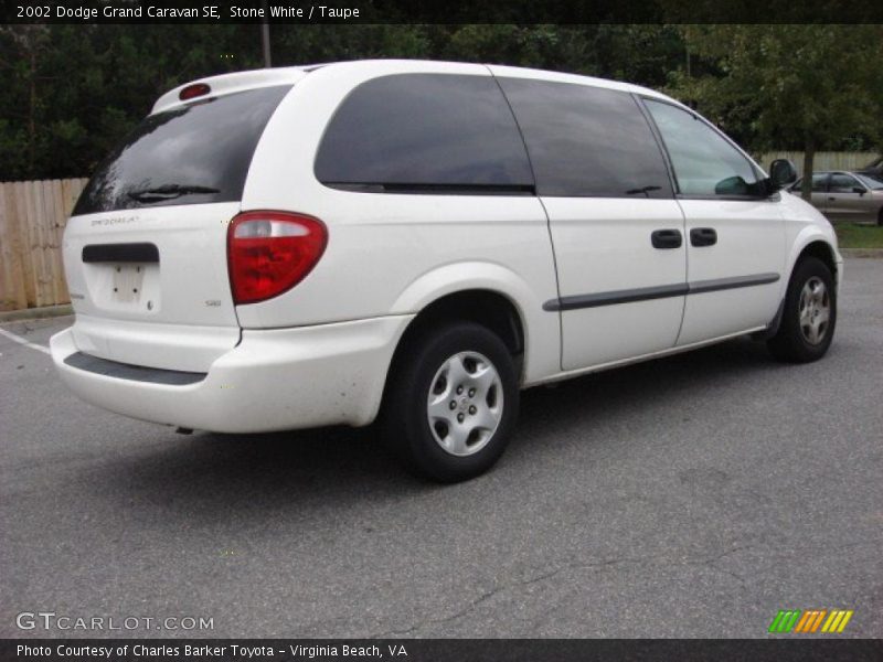 Stone White / Taupe 2002 Dodge Grand Caravan SE