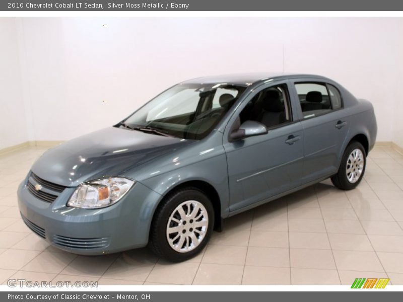 Silver Moss Metallic / Ebony 2010 Chevrolet Cobalt LT Sedan
