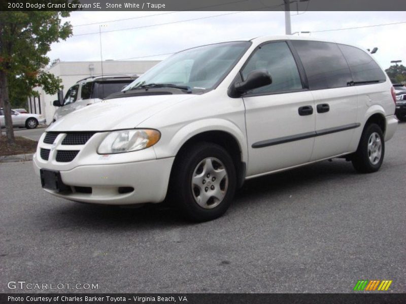 Stone White / Taupe 2002 Dodge Grand Caravan SE