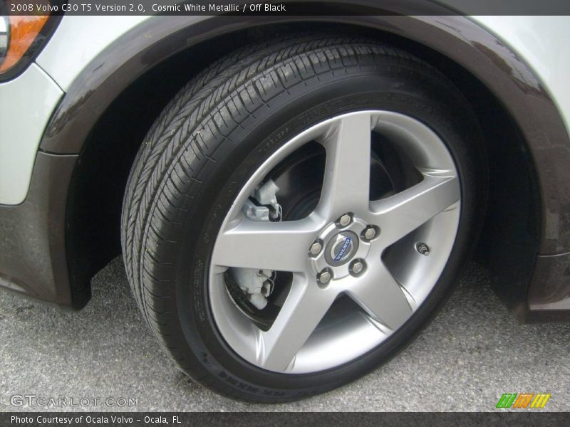 Cosmic White Metallic / Off Black 2008 Volvo C30 T5 Version 2.0