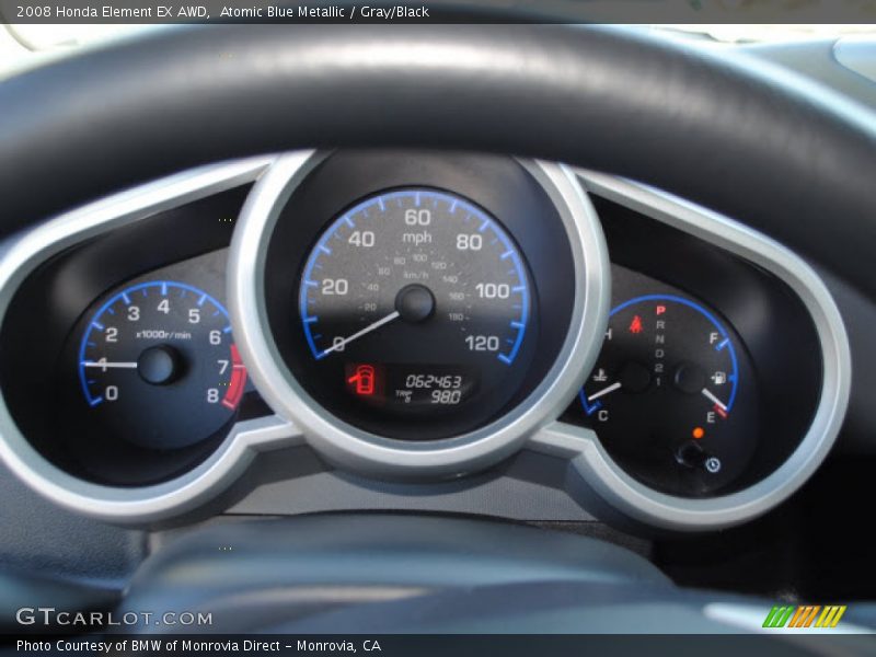 Atomic Blue Metallic / Gray/Black 2008 Honda Element EX AWD