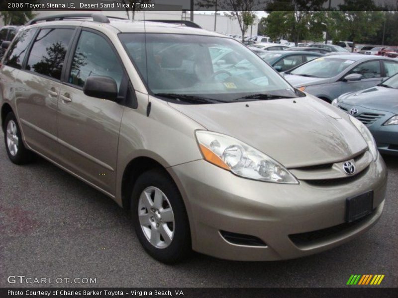 Desert Sand Mica / Taupe 2006 Toyota Sienna LE