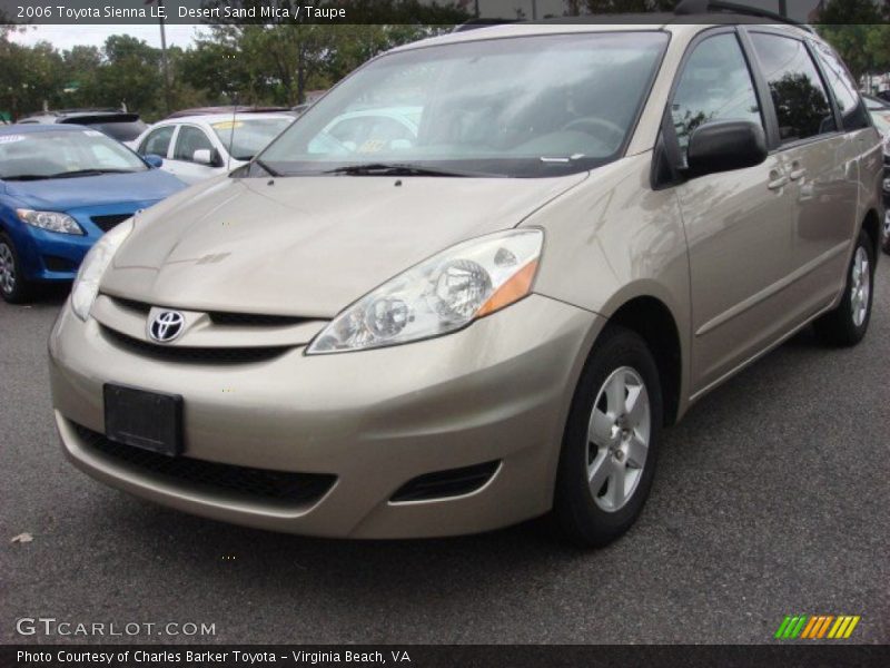 Desert Sand Mica / Taupe 2006 Toyota Sienna LE