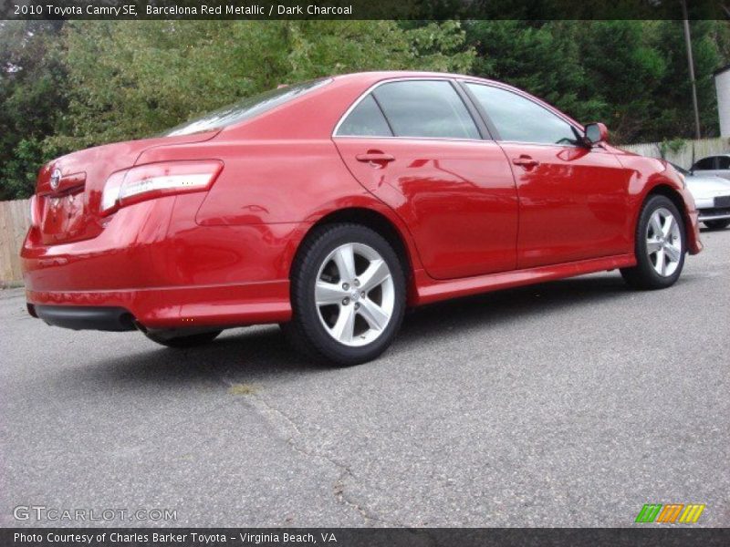 Barcelona Red Metallic / Dark Charcoal 2010 Toyota Camry SE