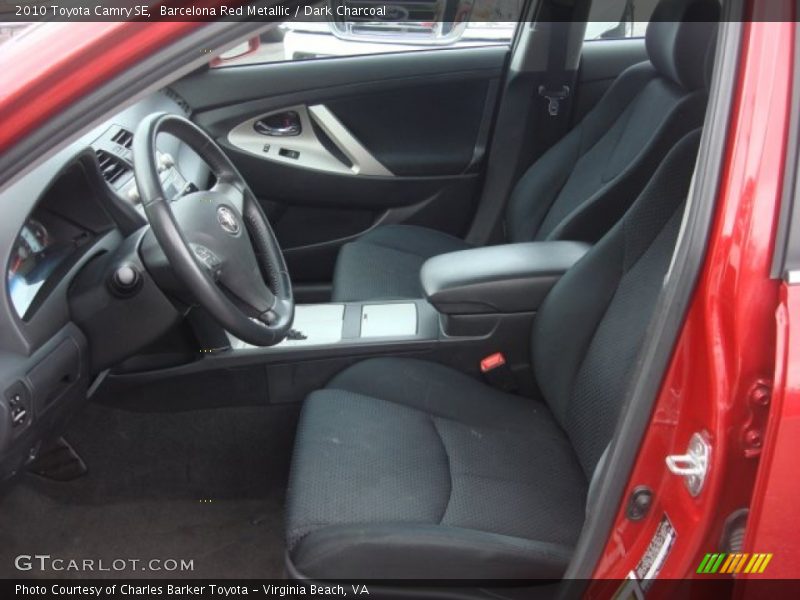 Barcelona Red Metallic / Dark Charcoal 2010 Toyota Camry SE