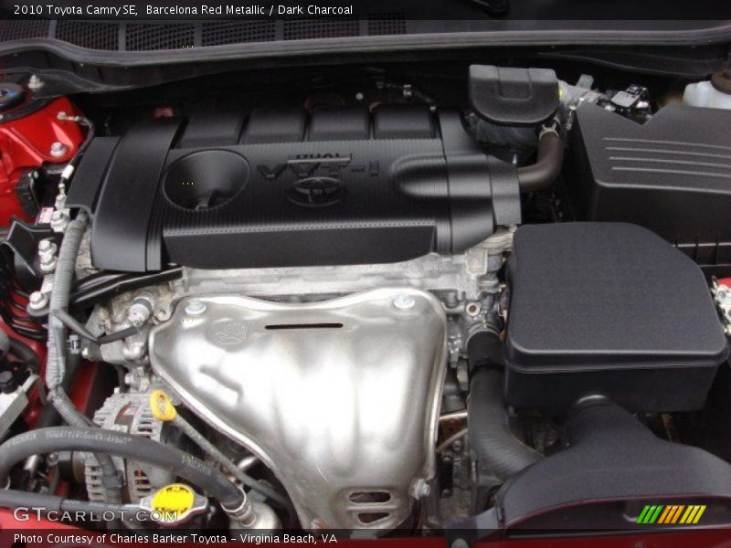 Barcelona Red Metallic / Dark Charcoal 2010 Toyota Camry SE
