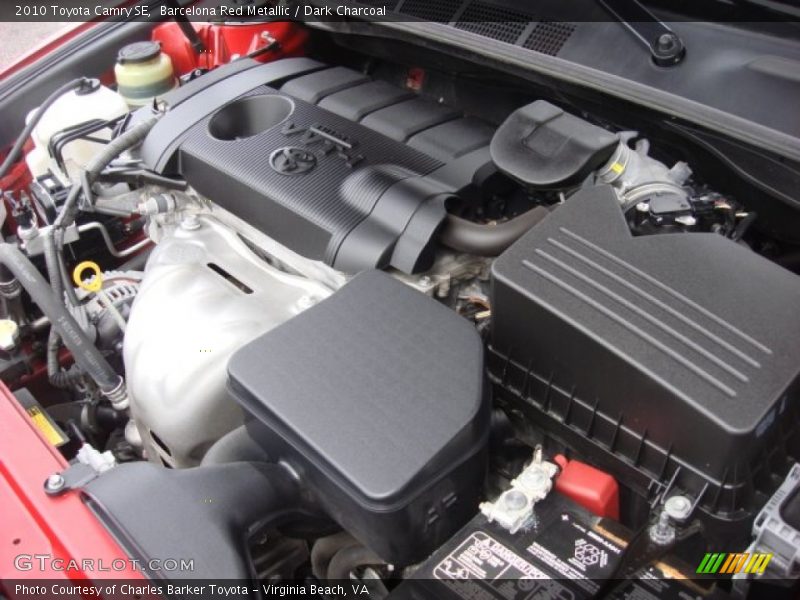 Barcelona Red Metallic / Dark Charcoal 2010 Toyota Camry SE