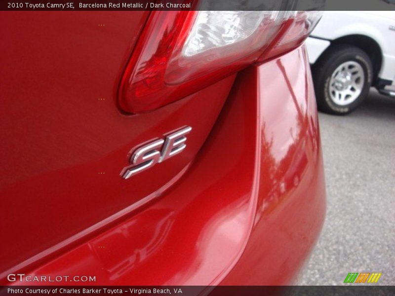 Barcelona Red Metallic / Dark Charcoal 2010 Toyota Camry SE