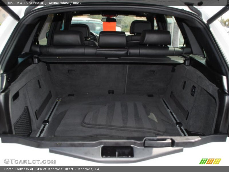 Alpine White / Black 2009 BMW X5 xDrive48i