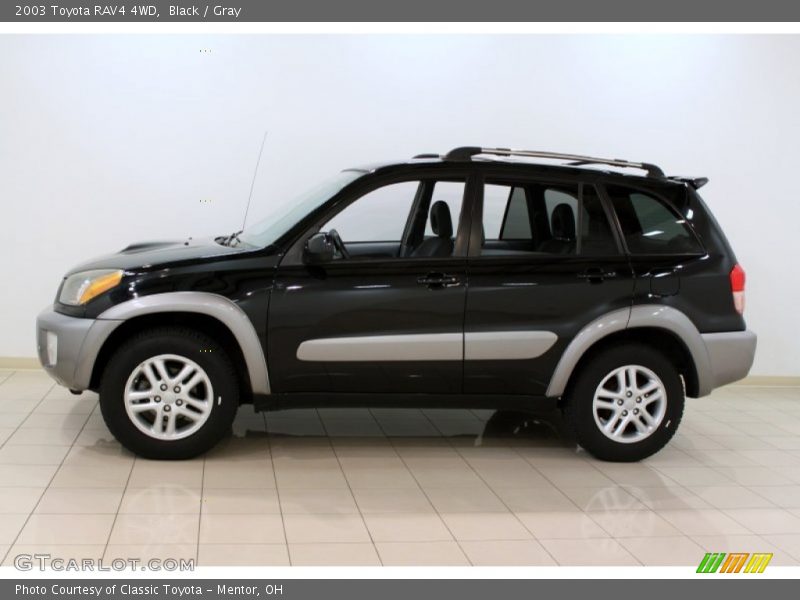 Black / Gray 2003 Toyota RAV4 4WD