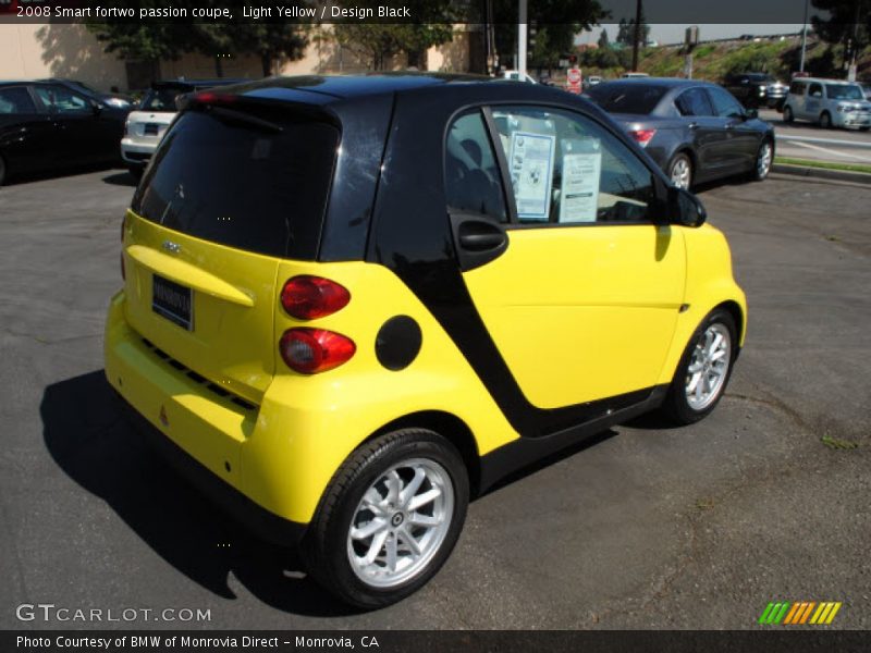 Light Yellow / Design Black 2008 Smart fortwo passion coupe