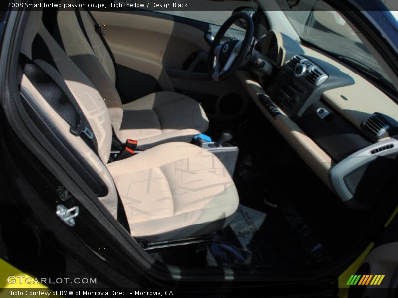 Light Yellow / Design Black 2008 Smart fortwo passion coupe
