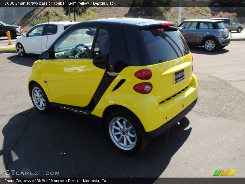 Light Yellow / Design Black 2008 Smart fortwo passion coupe