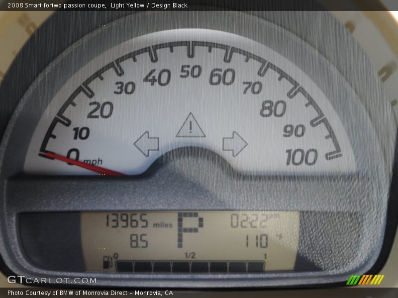 Light Yellow / Design Black 2008 Smart fortwo passion coupe