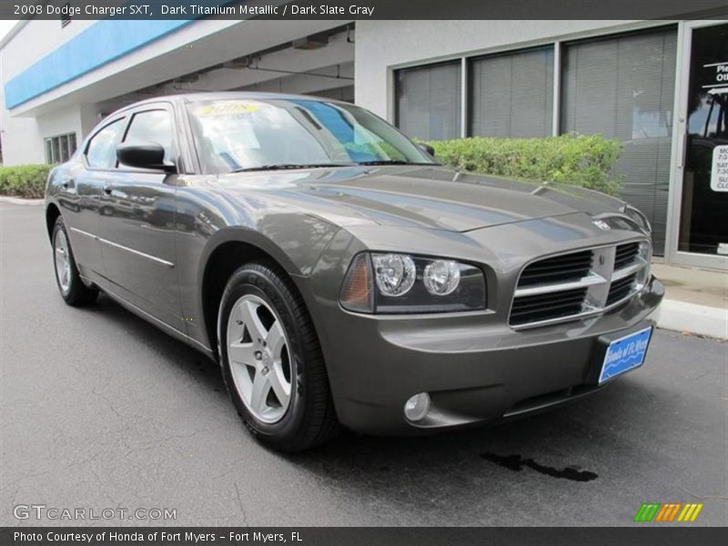 Dark Titanium Metallic / Dark Slate Gray 2008 Dodge Charger SXT