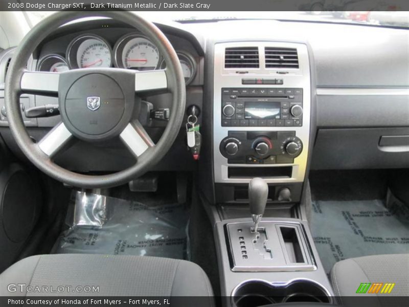 Dark Titanium Metallic / Dark Slate Gray 2008 Dodge Charger SXT