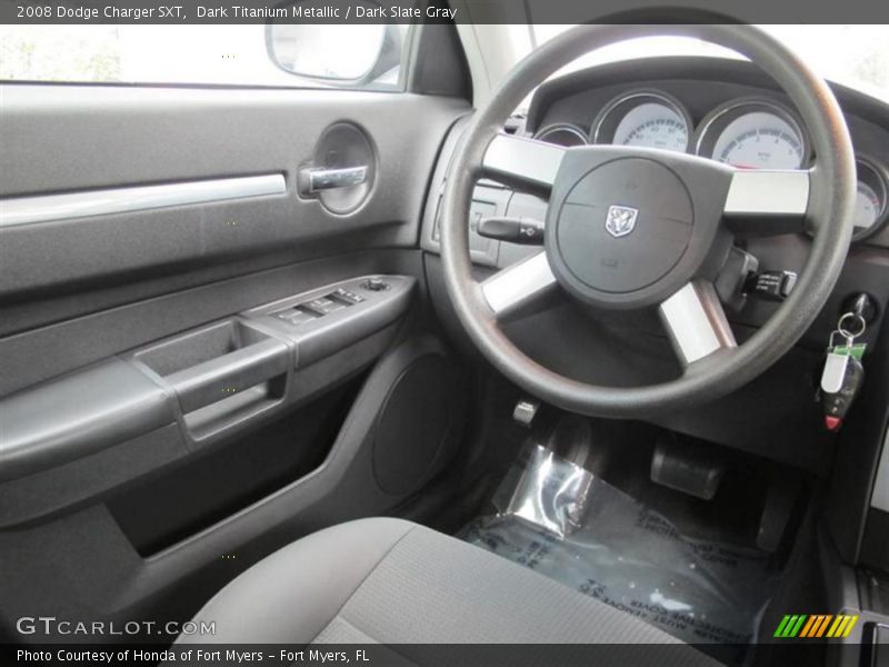 Dark Titanium Metallic / Dark Slate Gray 2008 Dodge Charger SXT