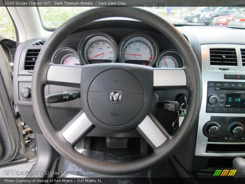Dark Titanium Metallic / Dark Slate Gray 2008 Dodge Charger SXT