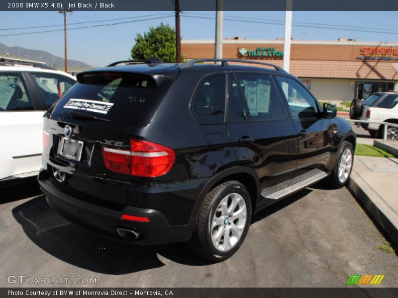 Jet Black / Black 2008 BMW X5 4.8i