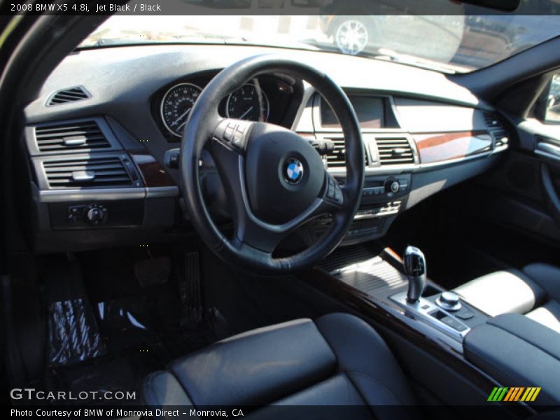 Jet Black / Black 2008 BMW X5 4.8i