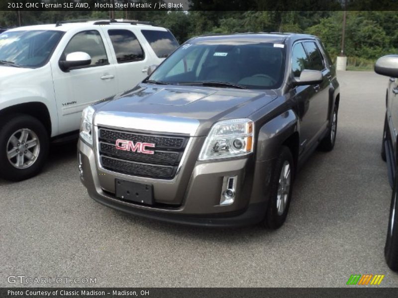 Mocha Steel Metallic / Jet Black 2012 GMC Terrain SLE AWD